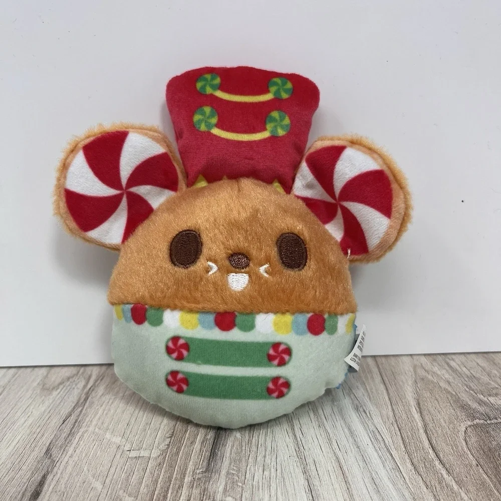 BarkBox Holiday Dog Toy Lot 6 Plush Snowman Peppermint Cocoa Cupcake Christmas